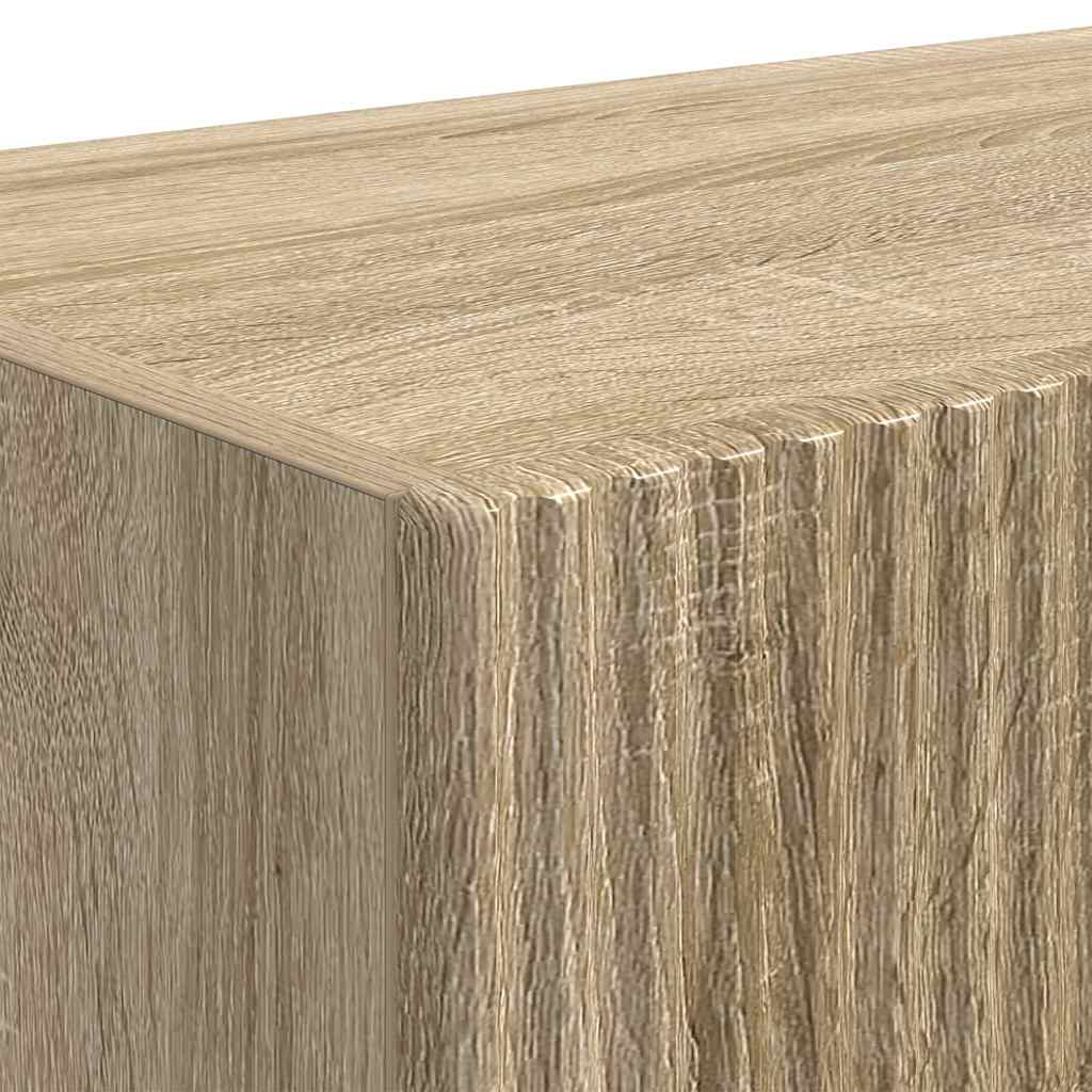 TV Wandkast 2 pcs Sonoma 60 x 31 x 29.5 cm Bewerkt hout