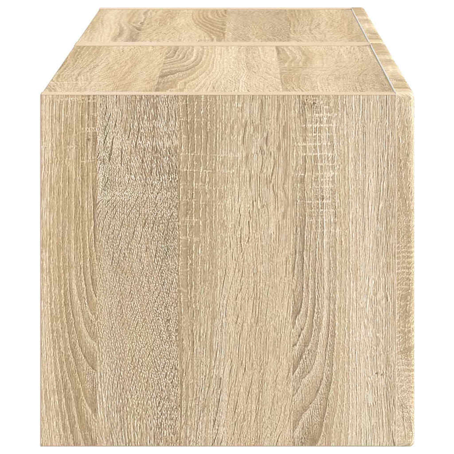 TV Wandkast 2 pcs Sonoma 60 x 31 x 29.5 cm Bewerkt hout