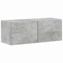 TV Wandkast 2 pcs Beton 60 x 31 x 29.5 cm Bewerkt hout