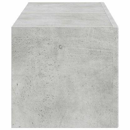 TV Wandkast 2 pcs Beton 60 x 31 x 29.5 cm Bewerkt hout