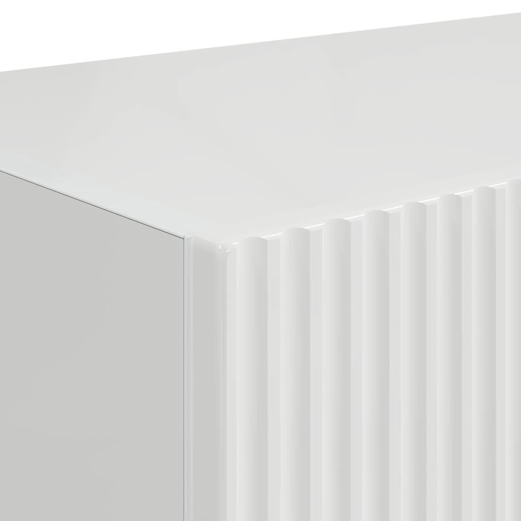 TV Wandkast Glanzend Wit 60 x 31 x 29.5 cm Bewerkt hout