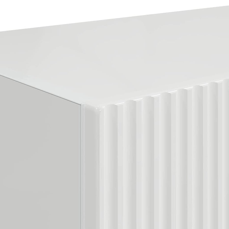 TV Wandkast Glanzend Wit 60 x 31 x 29.5 cm Bewerkt hout