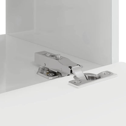 TV Wandkast Glanzend Wit 60 x 31 x 29.5 cm Bewerkt hout