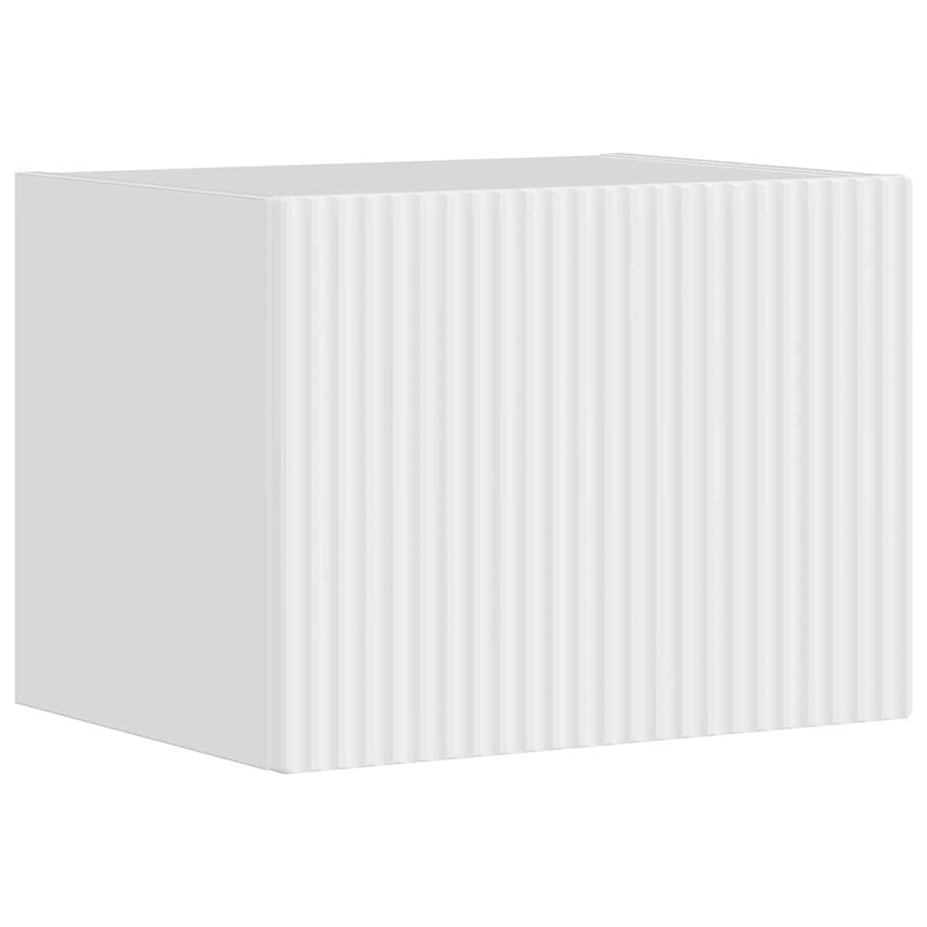 TV Wandkast Glanzend Wit 60 x 31 x 29.5 cm Bewerkt hout
