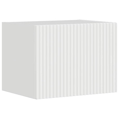 TV Wandkast Glanzend Wit 60 x 31 x 29.5 cm Bewerkt hout