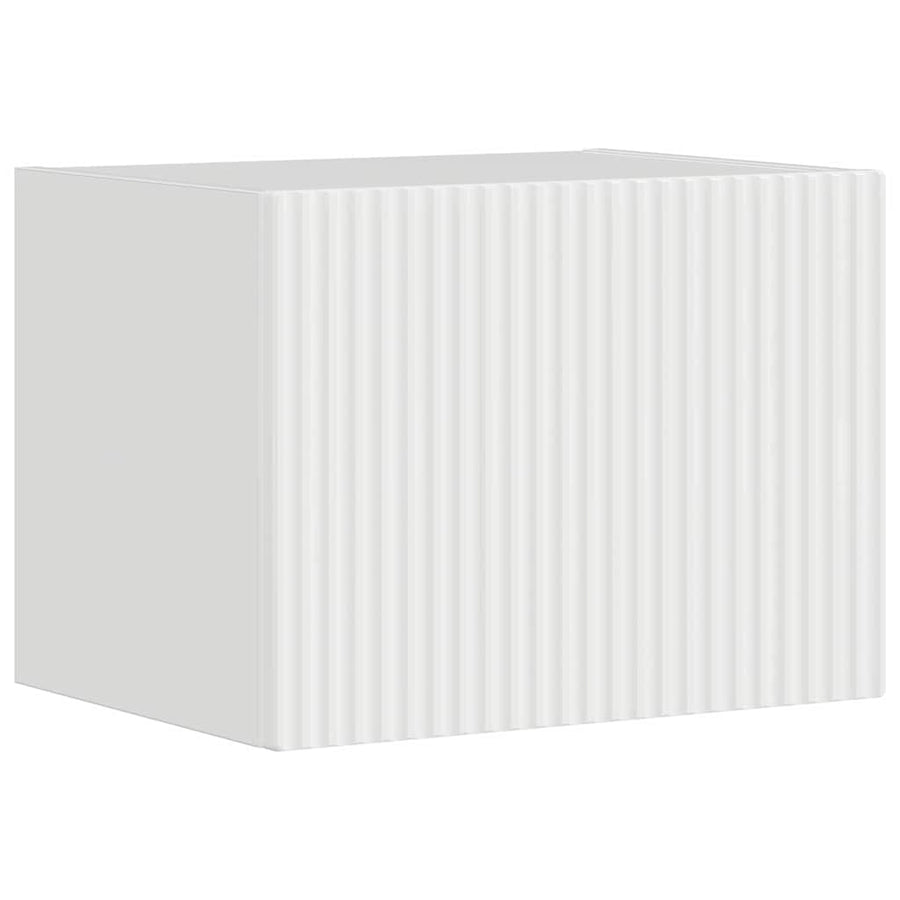 TV Wandkast Glanzend Wit 60 x 31 x 29.5 cm Bewerkt hout