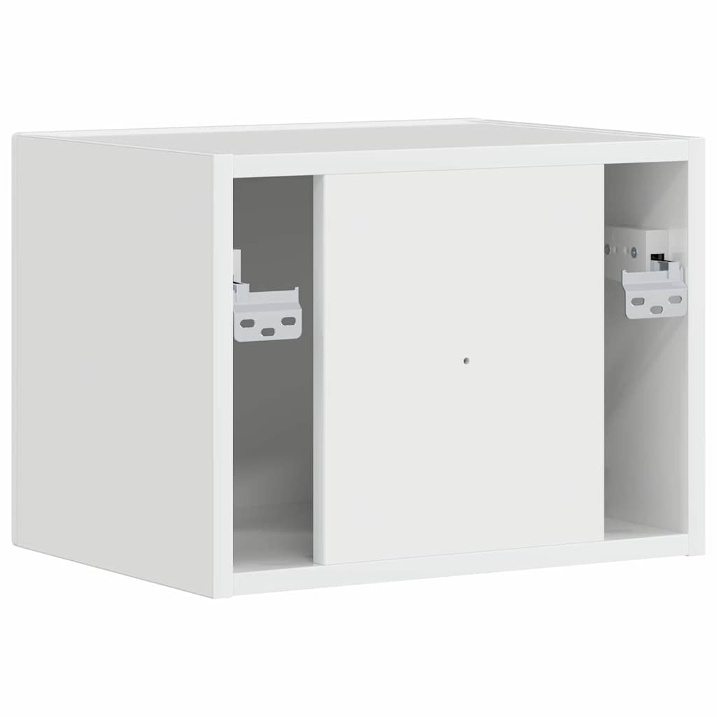 TV Wandkast Glanzend Wit 60 x 31 x 29.5 cm Bewerkt hout