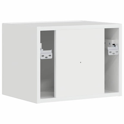 TV Wandkast Glanzend Wit 60 x 31 x 29.5 cm Bewerkt hout