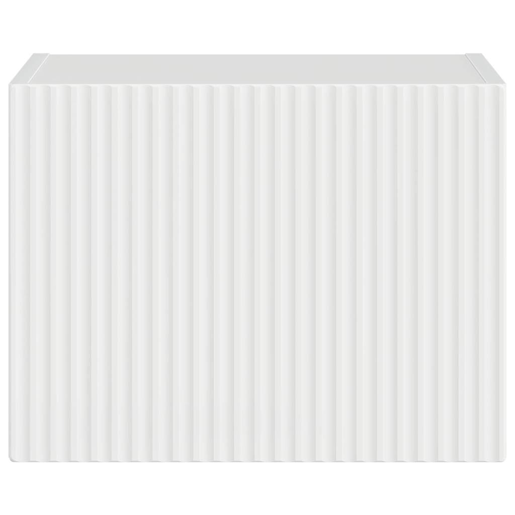 TV Wandkast Glanzend Wit 60 x 31 x 29.5 cm Bewerkt hout
