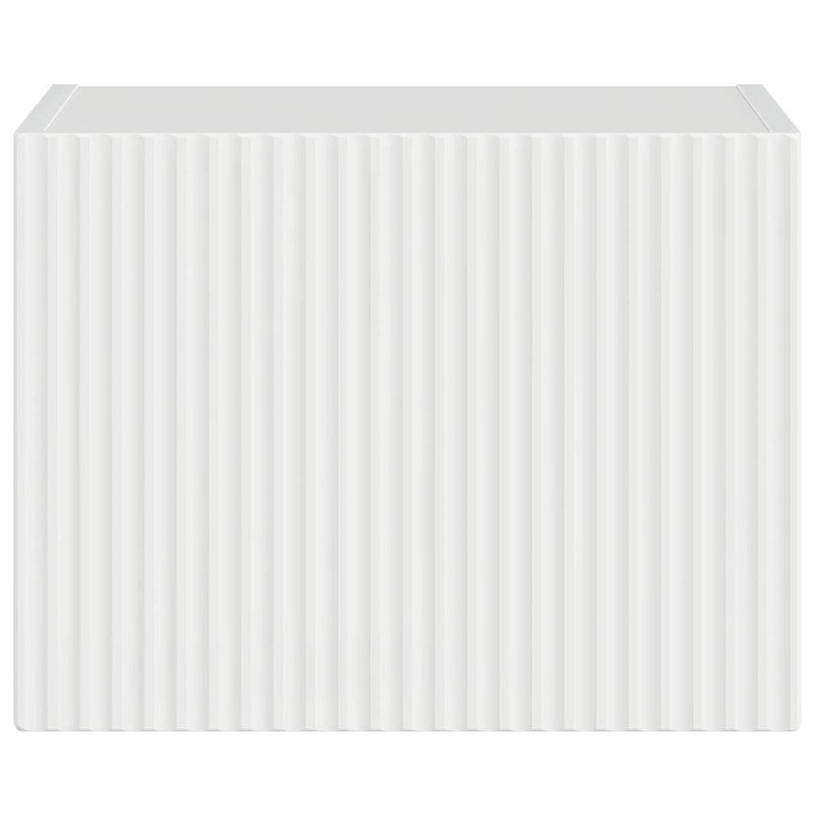 TV Wandkast Glanzend Wit 60 x 31 x 29.5 cm Bewerkt hout