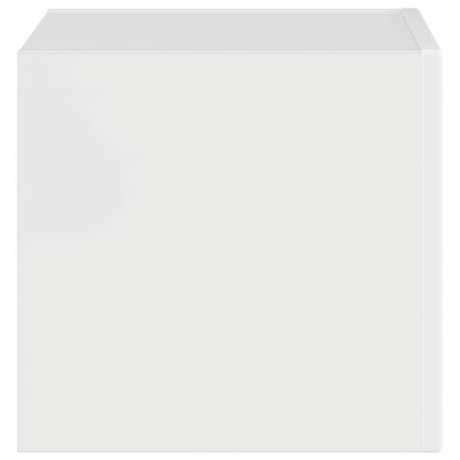 TV Wandkast Glanzend Wit 60 x 31 x 29.5 cm Bewerkt hout