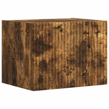 TV Wandkast Gerookt eiken 60 x 31 x 29.5 cm Bewerkt hout