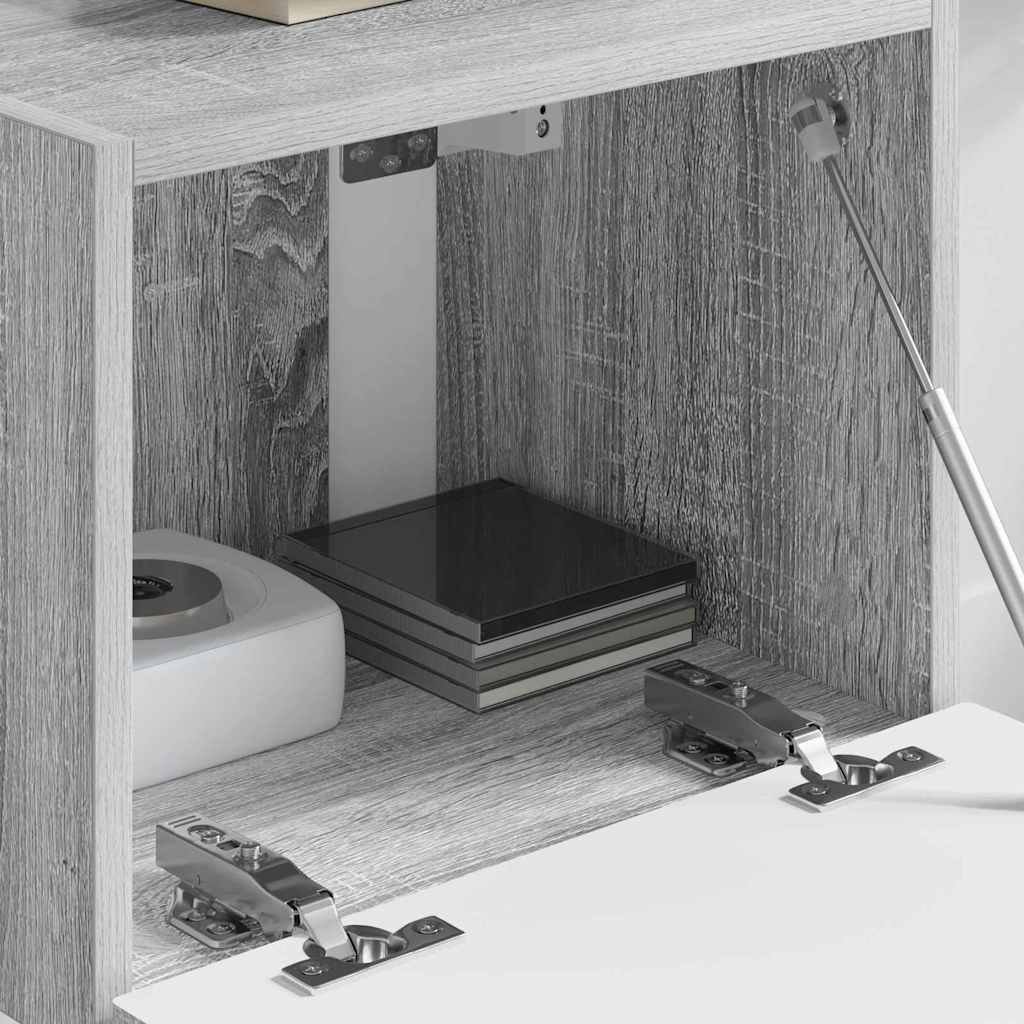 TV Wandkast Grijs Sonoma 60 x 31 x 29.5 cm Bewerkt hout