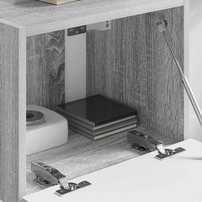 TV Wandkast Grijs Sonoma 60 x 31 x 29.5 cm Bewerkt hout