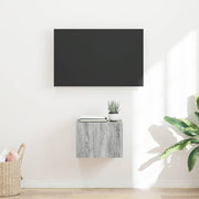 TV wandkast 60x31x29.5 cm bewerkt hout grijs sonoma