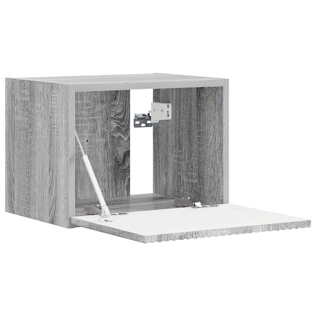 TV Wandkast Grijs Sonoma 60 x 31 x 29.5 cm Bewerkt hout