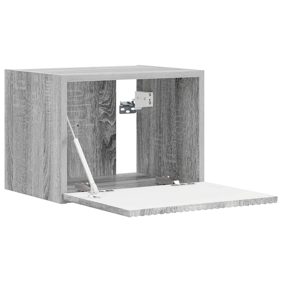 TV Wandkast Grijs Sonoma 60 x 31 x 29.5 cm Bewerkt hout