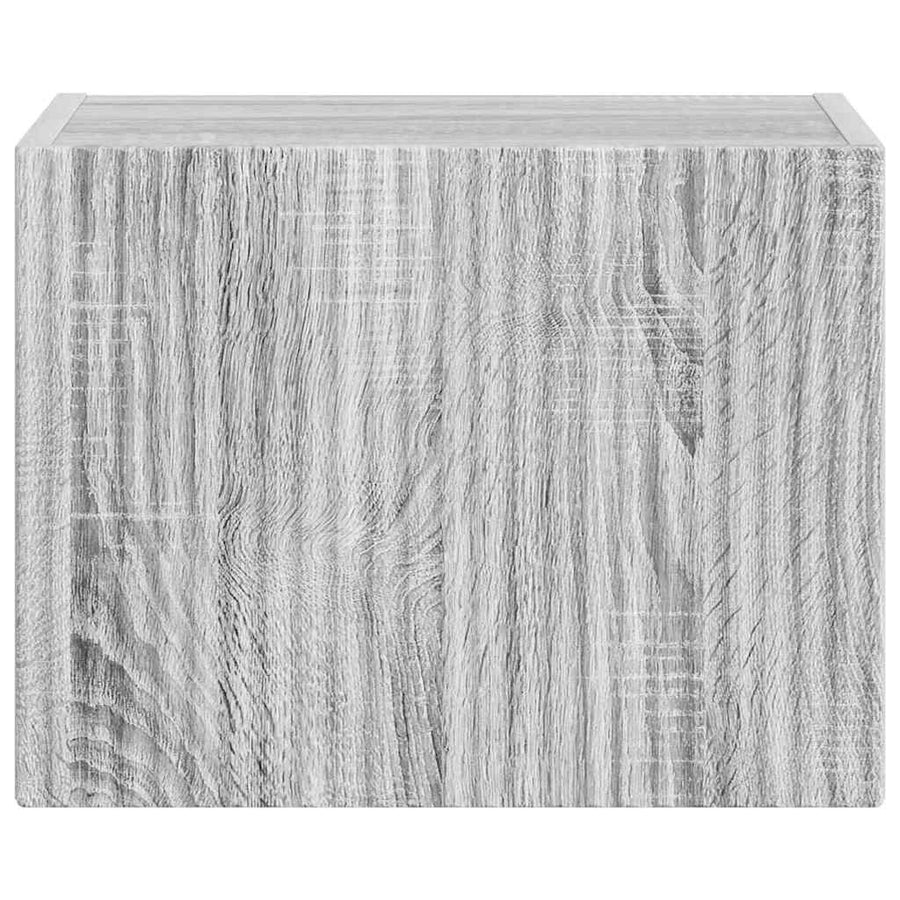TV Wandkast Grijs Sonoma 60 x 31 x 29.5 cm Bewerkt hout