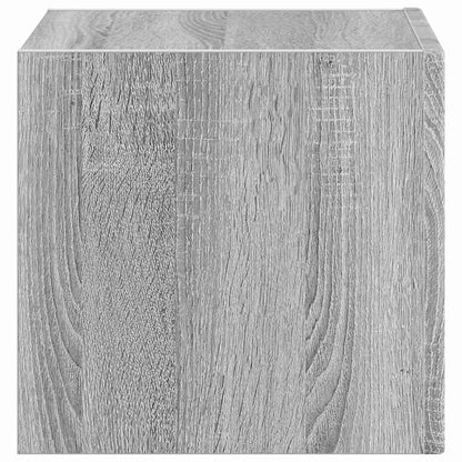 TV Wandkast Grijs Sonoma 60 x 31 x 29.5 cm Bewerkt hout