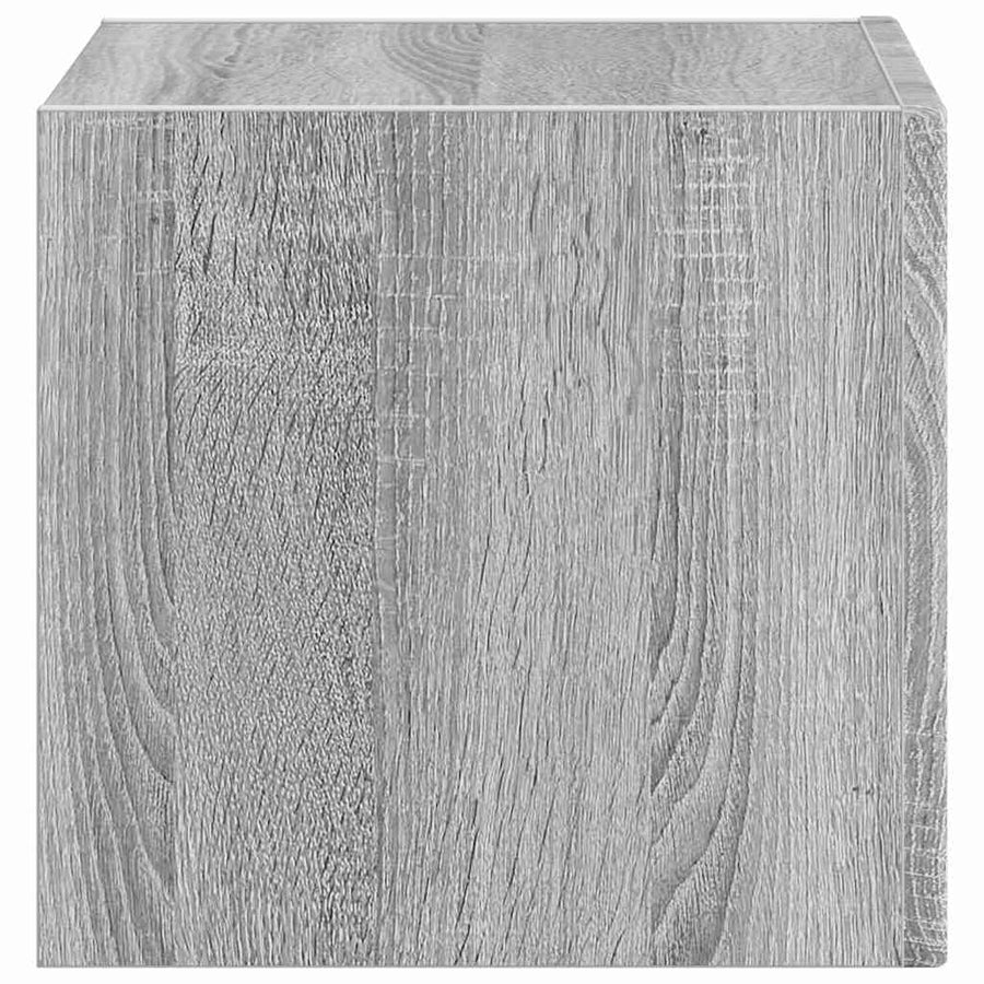 TV Wandkast Grijs Sonoma 60 x 31 x 29.5 cm Bewerkt hout