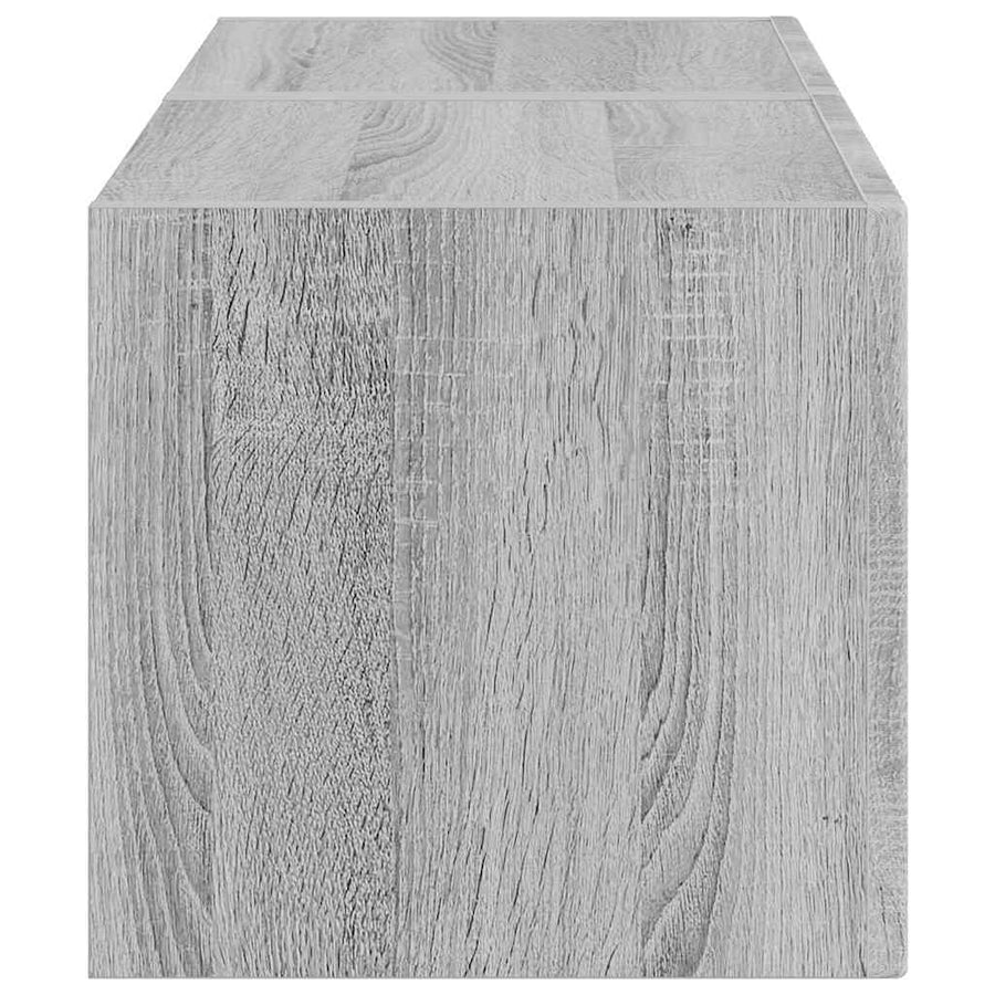 TV Wandkast 2 pcs Grijs Sonoma 60 x 31 x 29.5 cm Bewerkt hout