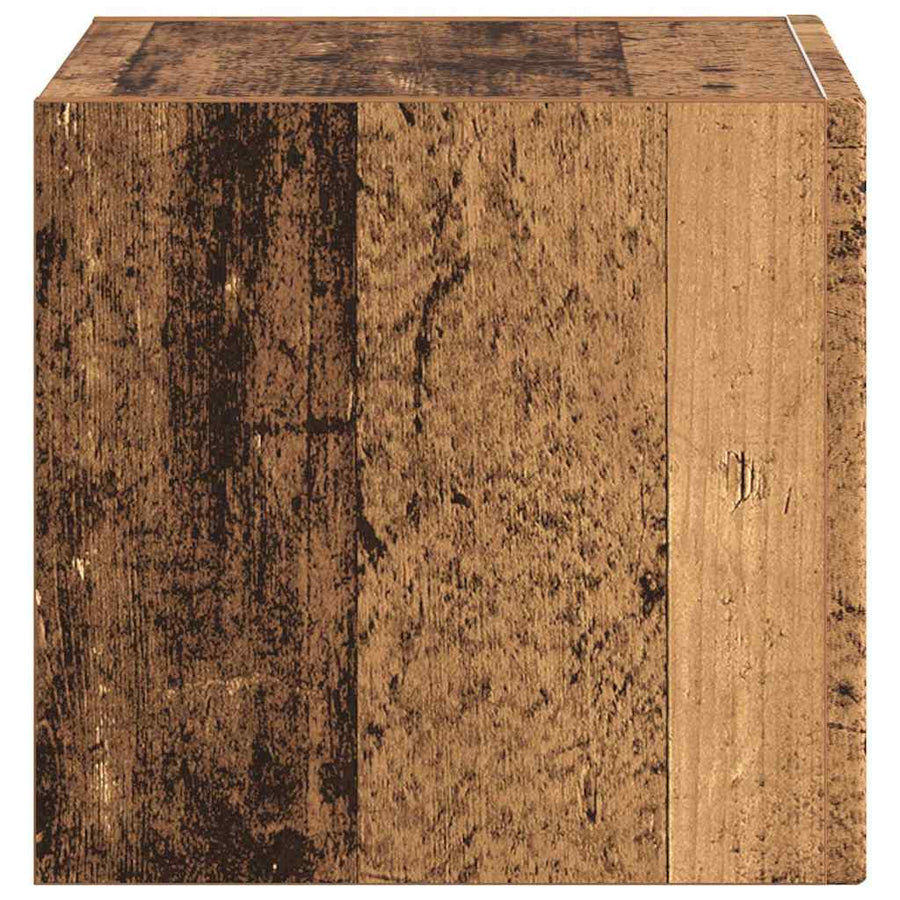 TV Wandkast Oud Hout 60 x 31 x 29.5 cm Bewerkt hout