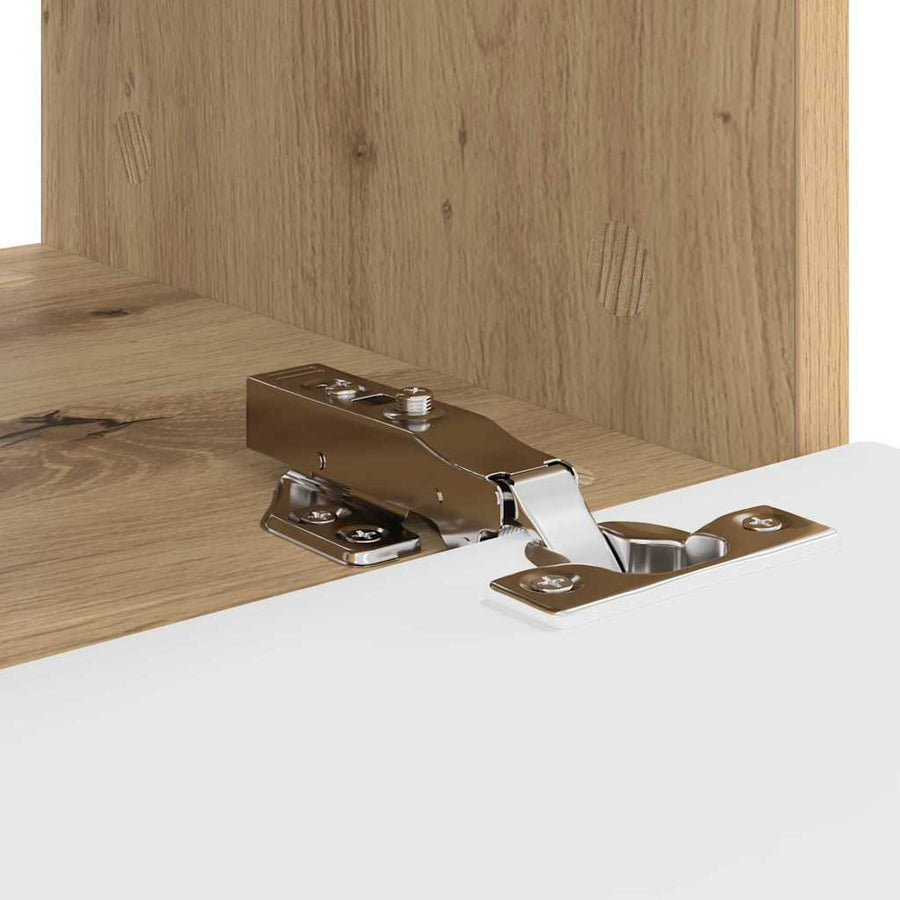 TV Wandkast Ambachtelijk eiken 60 x 31 x 29.5 cm Bewerkt hout