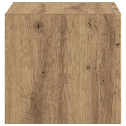 TV Wandkast Ambachtelijk eiken 60 x 31 x 29.5 cm Bewerkt hout