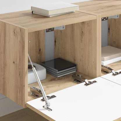 TV Wandkast 2 pcs Ambachtelijk eiken 60 x 31 x 29.5 cm