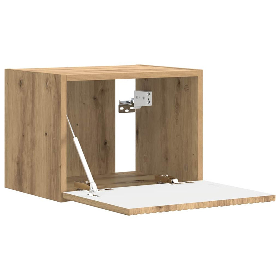 TV Wandkast 2 pcs Ambachtelijk eiken 60 x 31 x 29.5 cm