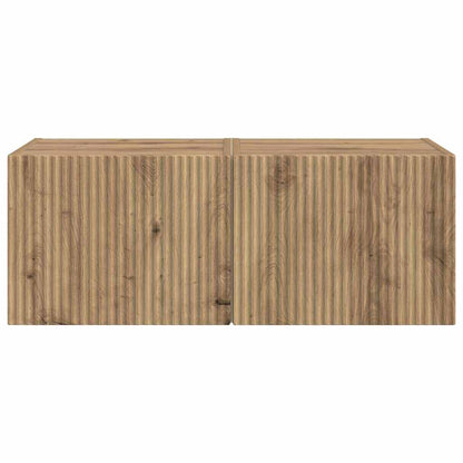 TV Wandkast 2 pcs Ambachtelijk eiken 60 x 31 x 29.5 cm