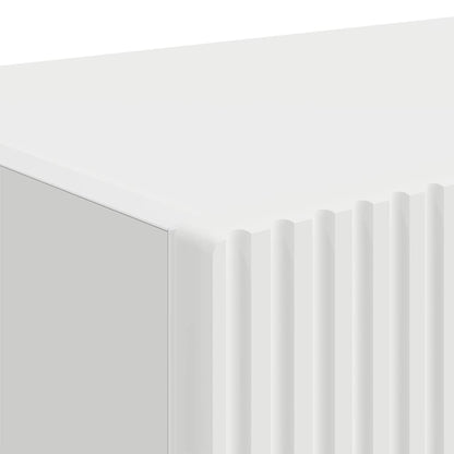 TV Wandkast Wandgemonteerd Wit 60 x 31 x 29,5 cm Bewerkt hout