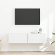 Tv-wandkast 2 stuks 60x31x29.5 cm wit bewerkt hout