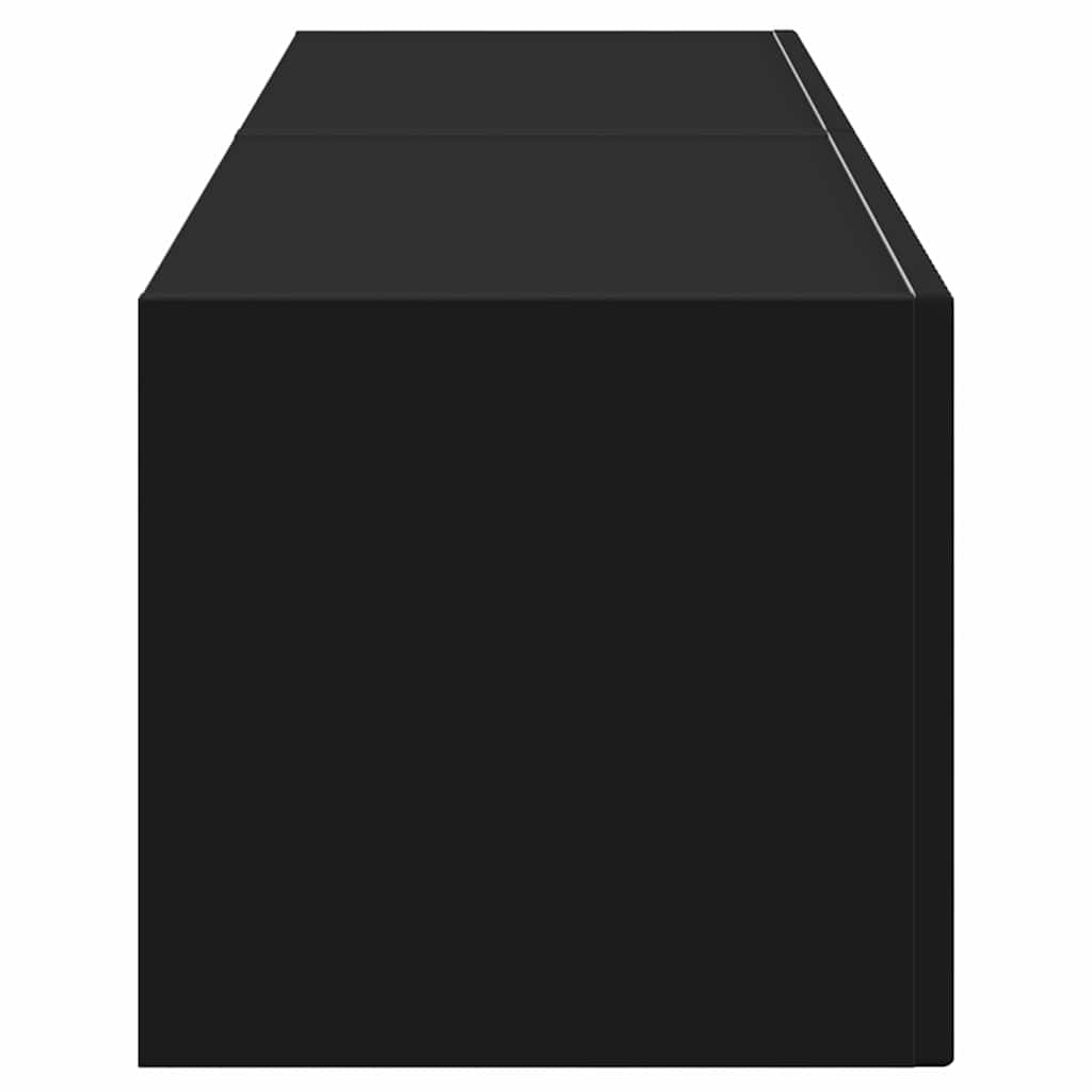TV Wandkast 2 pcs Zwart 60 x 31 x 29,5 cm Bewerkt hout