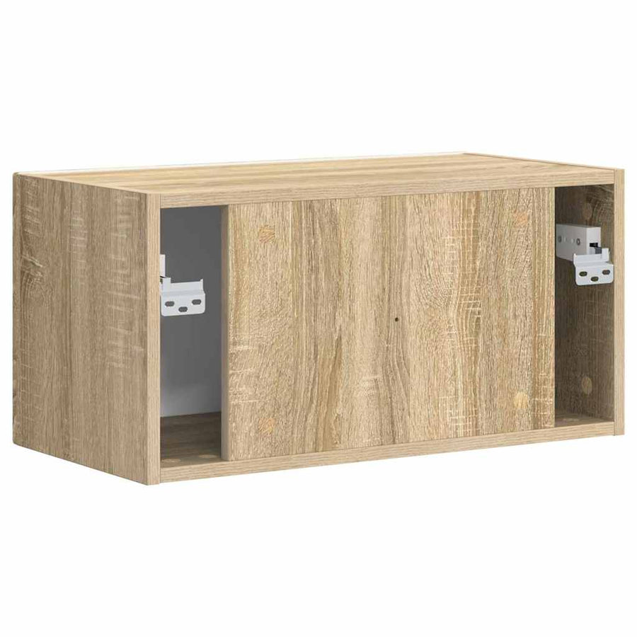 TV Wandkast Sonoma 60 x 31 x 29.5 cm Bewerkt hout