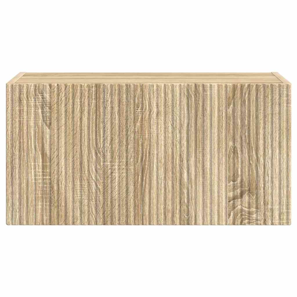 TV Wandkast Sonoma 60 x 31 x 29.5 cm Bewerkt hout