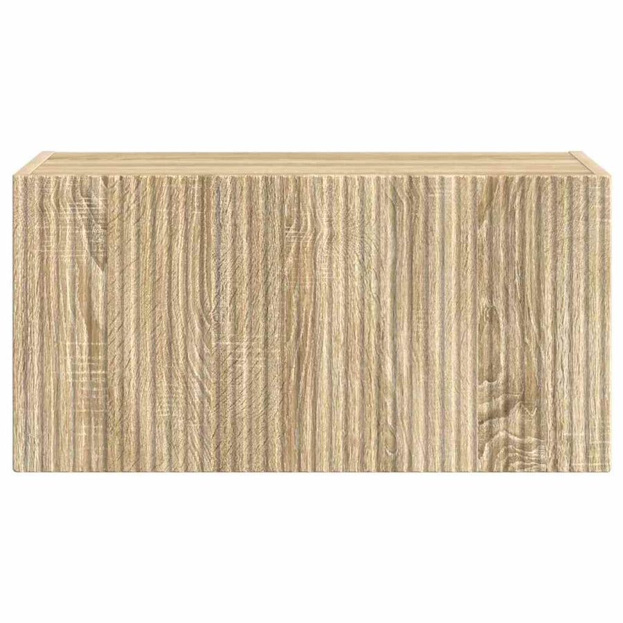 TV Wandkast Sonoma 60 x 31 x 29.5 cm Bewerkt hout