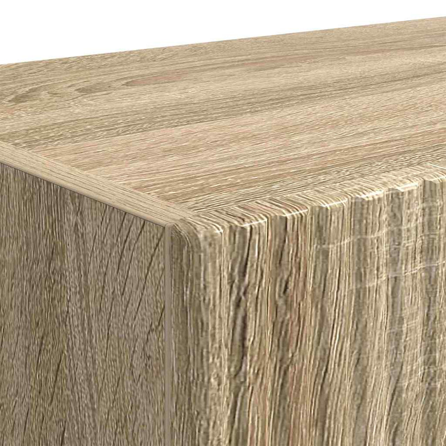 TV Wandkast 2 pcs Sonoma 60 x 31 x 29,5 cm Bewerkt hout