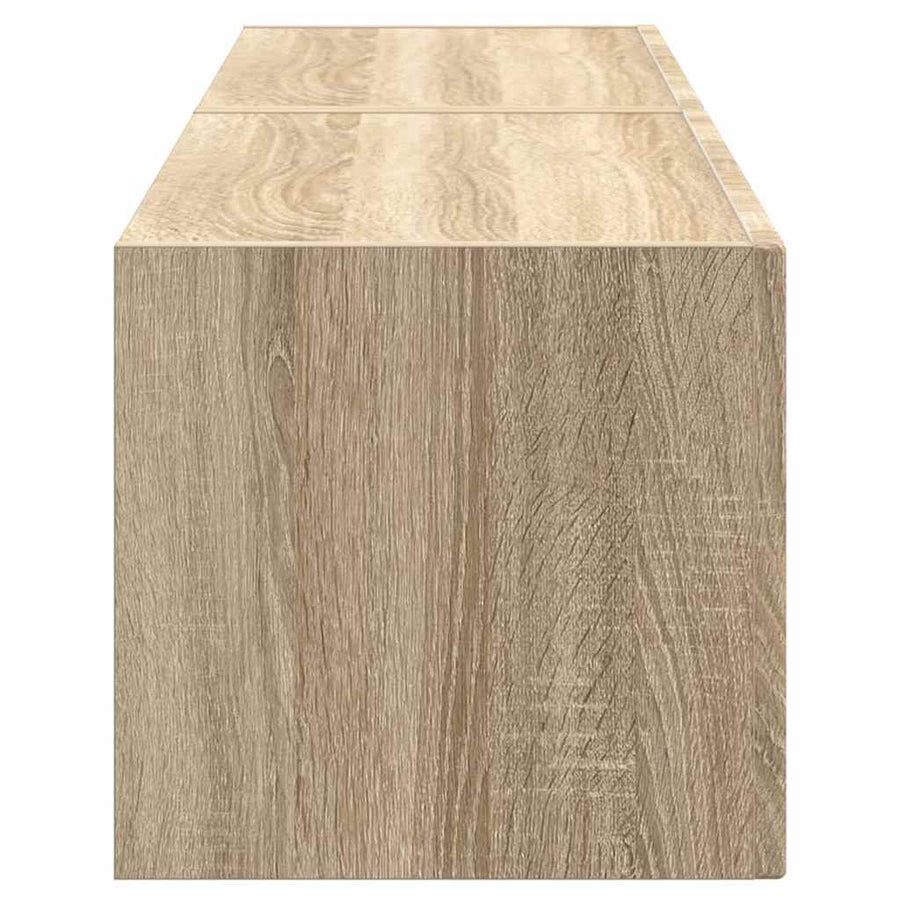 TV Wandkast 2 pcs Sonoma 60 x 31 x 29,5 cm Bewerkt hout