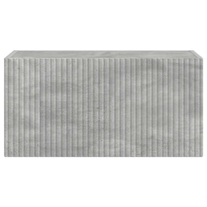 TV Wandkast Wandgemonteerd Beton 60 x 31 x 29.5 cm Bewerkt hout