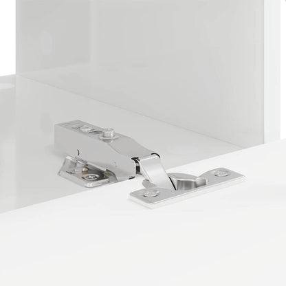 TV Wandkast Glanzend Wit 60 x 31 x 29,5 cm Bewerkt hout