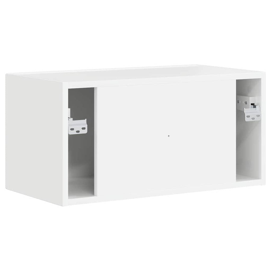TV Wandkast Glanzend Wit 60 x 31 x 29,5 cm Bewerkt hout