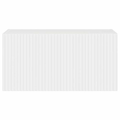TV Wandkast Glanzend Wit 60 x 31 x 29,5 cm Bewerkt hout