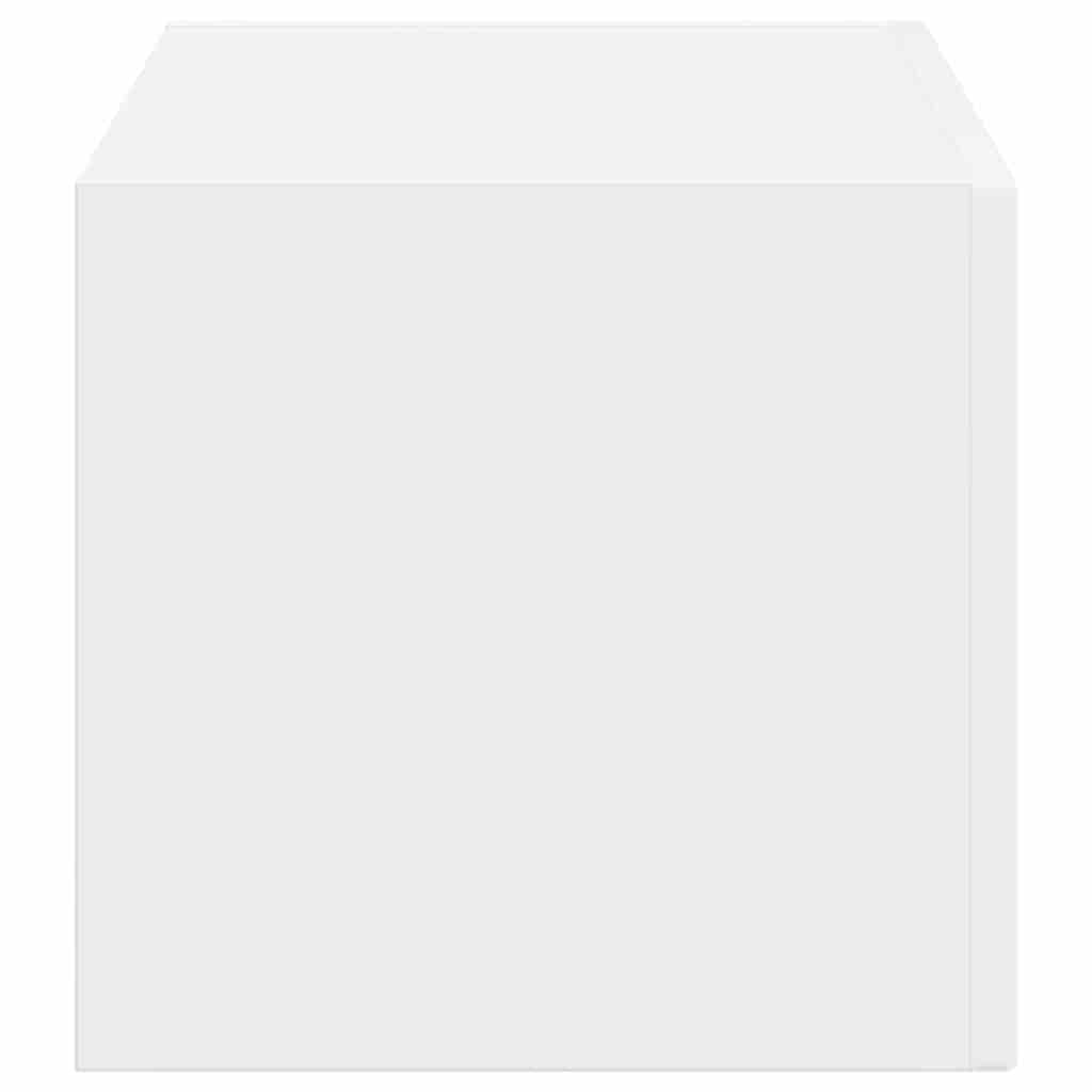 TV Wandkast Glanzend Wit 60 x 31 x 29,5 cm Bewerkt hout