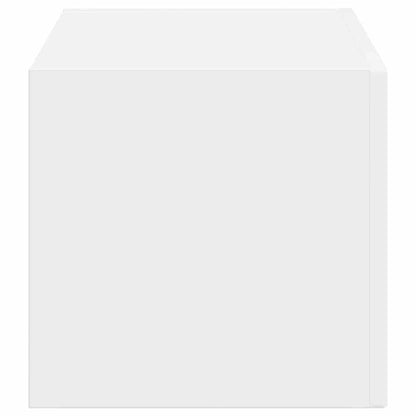 TV Wandkast Glanzend Wit 60 x 31 x 29,5 cm Bewerkt hout