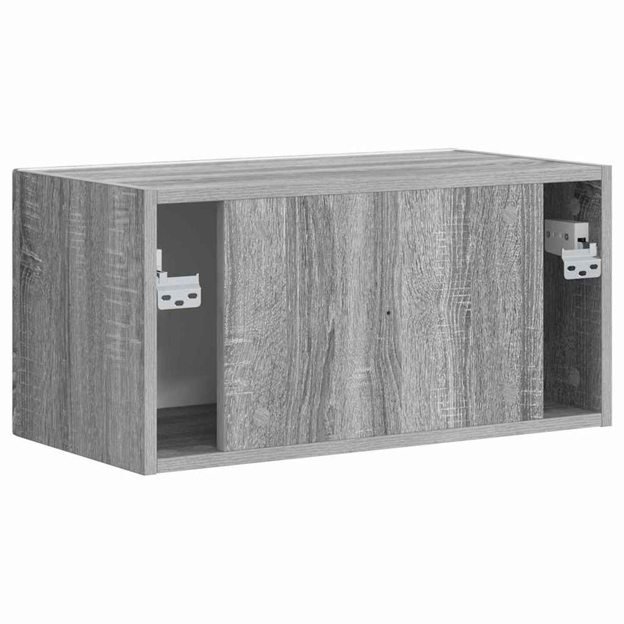 TV Wandkast Grijs Sonoma 60 x 31 x 29.5 cm Bewerkt hout