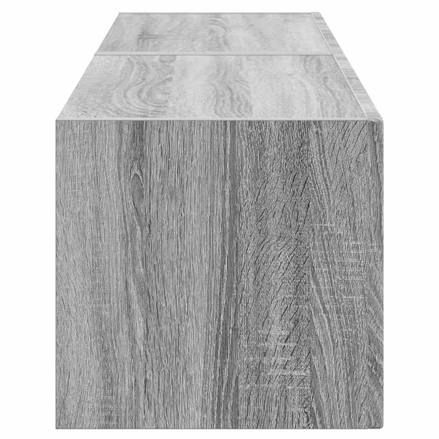 TV Wandkast 2 pcs Grijs Sonoma 60 x 31 x 29,5 cm Bewerkt hout