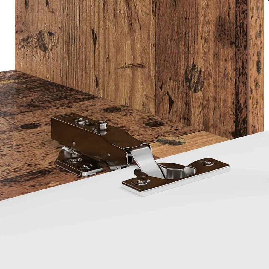 TV Wandkast Oud Hout 60 x 31 x 29.5 cm Bewerkt hout