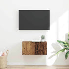 TV wandkast 60x31x29.5 cm bewerkt hout oud hout