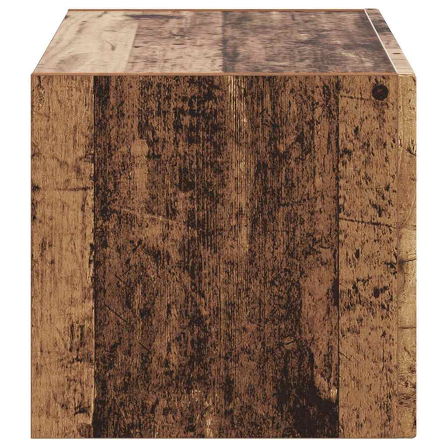 TV Wandkast Oud Hout 60 x 31 x 29.5 cm Bewerkt hout